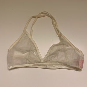 American Apparel Cali Sun and Fun mesh glitter bra